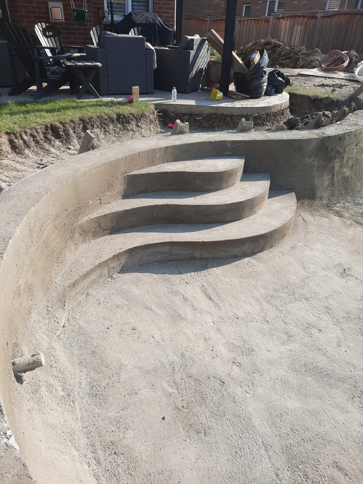 gunite pool form